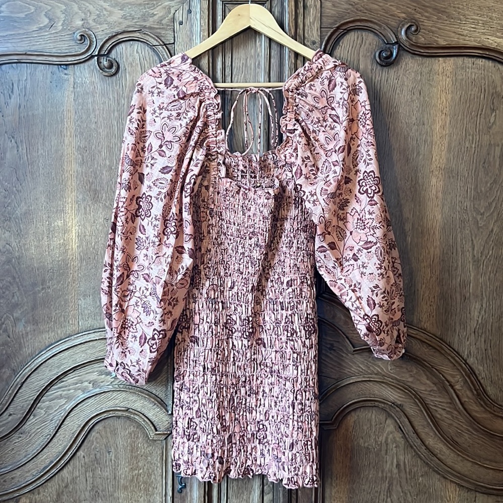 Free People Women’s Smock It to Me Mini Dress - Picture 6 of 15
